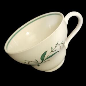 Wedgwood Broomgrass Cream Soup Cups Set 4 Single Handle Etruria England